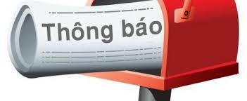 Thông báo về các khóa đào tạo năm 2018 Thông báo về các khóa đào tạo năm 2018
